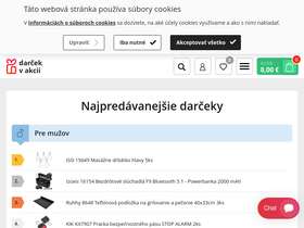 'darcekvakcii.sk' screenshot