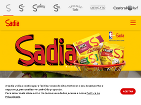 'sadia.com.br' screenshot