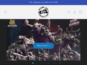 missinglinkproductions.net homepage screenshot