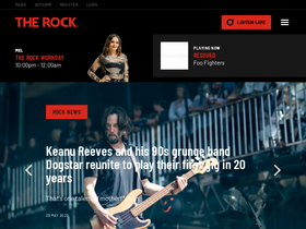 'therock.net.nz' screenshot