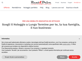 'rentedrive.it' screenshot