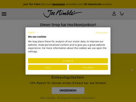 'joe-nimble.com' screenshot