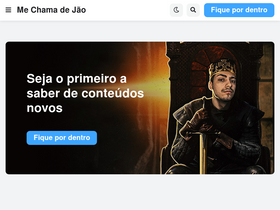 'mechamadejao.com.br' screenshot