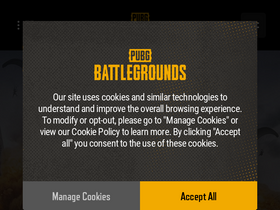 'pubg.com' screenshot