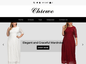 chicwe.com homepage screenshot