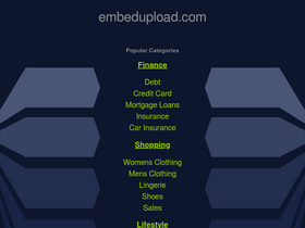 'embedupload.com' screenshot