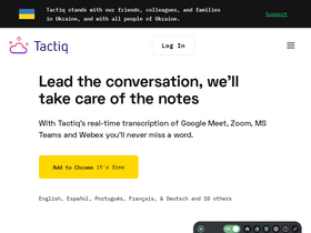 'tactiq.io' screenshot