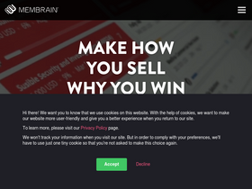 'membrain.com' screenshot