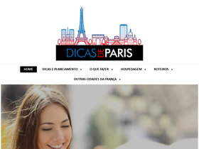 'dicasparis.com.br' screenshot