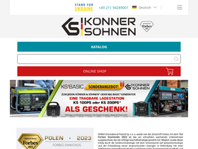 'koenner-soehnen.com' screenshot