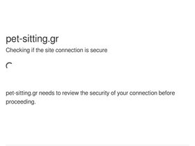 'pet-sitting.gr' screenshot