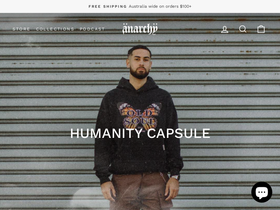 Anarchy Label website screenshot