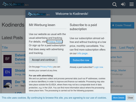 'kodinerds.net' screenshot