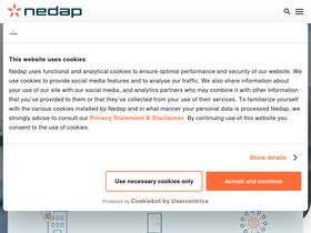 'nedapsecurity.com' screenshot