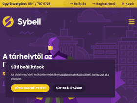 'sybell.hu' screenshot