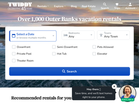 'twiddy.com' screenshot