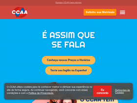 'ccaa.com.br' screenshot