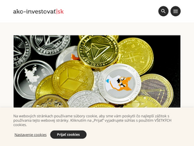 'ako-investovat.sk' screenshot