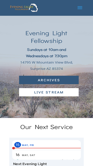 eveninglightfellowship.com