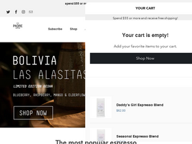 'padrecoffee.com.au' screenshot