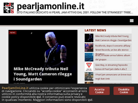 'pearljamonline.it' screenshot