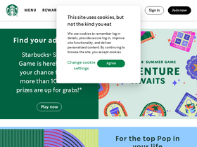'starbucks.com' screenshot