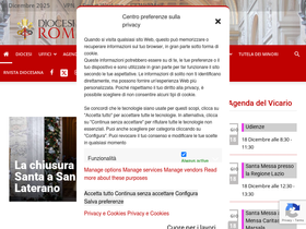 'diocesidiroma.it' screenshot