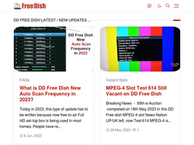 'freedish.in' screenshot