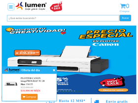 'lumen.com.mx' screenshot