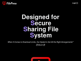 'filepress.click' screenshot