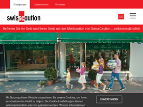 'swisscaution.ch' screenshot