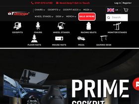 'gtomega.co.uk' screenshot