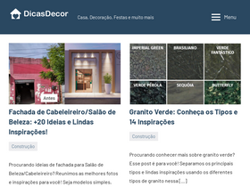 'dicasdecor.com' screenshot
