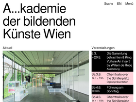 'akbild.ac.at' screenshot