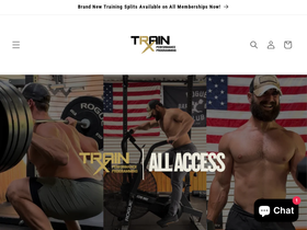 trainrxfit.com homepage screenshot