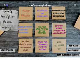 'erdnasemagicstore.io' screenshot