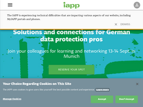 'iapp.org' screenshot