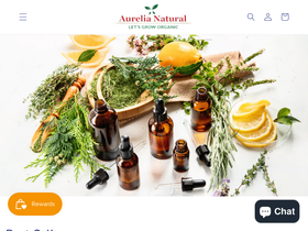 Aurelianatural homepage screenshot