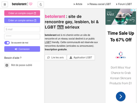 'betolerant.fr' screenshot