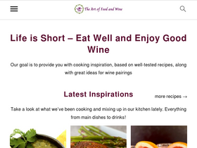 'theartoffoodandwine.com' screenshot