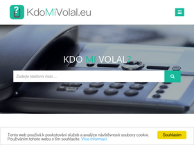 'kdomivolal.eu' screenshot