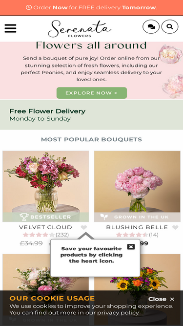 serenataflowers.com