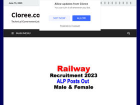 'cloree.com' screenshot