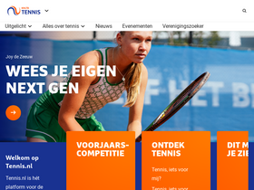 'tennis.nl' screenshot