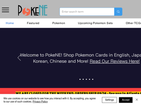 'pokene.com' screenshot