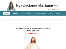 'revelacionesmarianas.com' screenshot