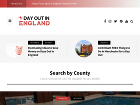 'dayoutinengland.com' screenshot