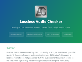 losslessaudiochecker.com