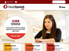 'studyspanish.com' screenshot