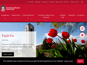 'niu.edu' screenshot